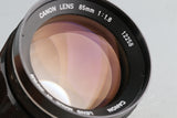 Canon 85mm F/1.8 Lens for Leica L39 #53514C2