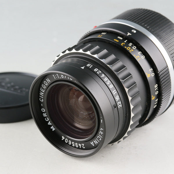 Leica Leitz Macro-Cinegon 10mm F/1.8 Lens for Leitz Leicina #53532T