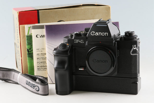 Canon F-1 35mm SLR Film Camera With Box #53579L3