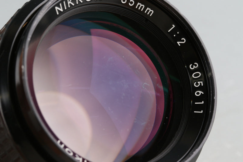 Nikon Nikkor 85mm F/2 Ais Lens #53584A5