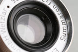 Leica Leitz Summaron 35mm F/3.5 Lens for Leica L39 #53617T