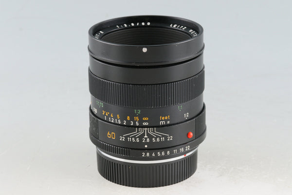 Leica Leitz Macro-Elmarit-R 60mm F/2.8 3-Cam Lens for Leica R #53639T