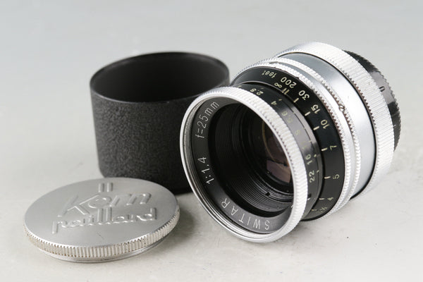 Kern-Paillard Switar H16 RX 25mm F/1.4 Lens for C-Mount #53644E6