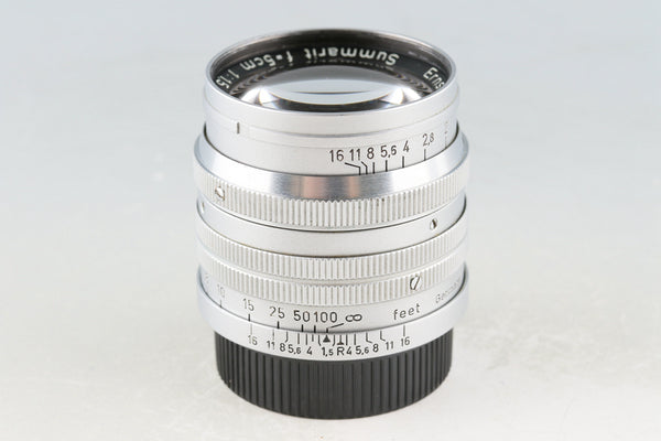 Leica Leitz Summarit 50mm F/1.5 Lens for Leica L39 #53654T