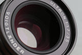 Voigtlander Ultron 35mm F/1.7 Lens for Leica M Mount #53702E6