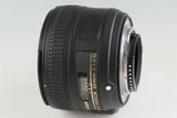 Nikon AF-S Nikkor 50mm F/1.8G Lens #53707A5