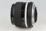 Nikon Nikkor 35mm F/2 Ais Lens #53734A3