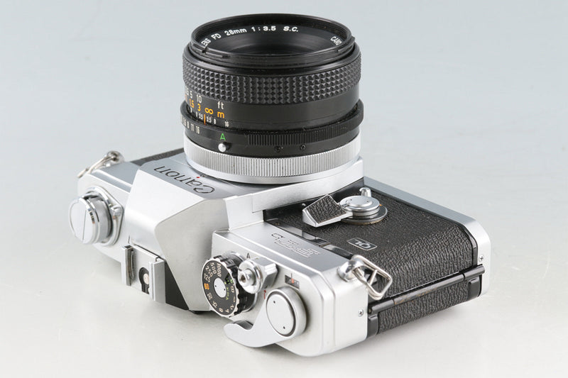 Canon FTb + FD 28mm F/3.5 S.C. Lens #53769G42 – IROHAS SHOP