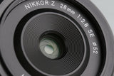 Nikon Nikkor Z 28mm F/2.8 SE Lens With Box #53771L4