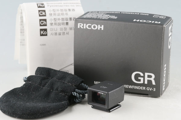 Ricoh GR Mini External Viewfinder GV-3 With Box #53857L7