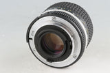 Nikon Nikkor 35mm F/2 Ais Lens #53862A4