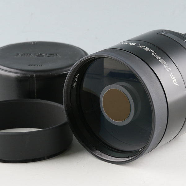 Minolta AF REFLEX 500mm f/8 レンズ Minolta AF Reflex 500mm F/8 Lens for Sony AF #53923G23 – IROHAS SHOP
