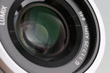 Panasonic Lumix DC-GF9 + G Vario 12-32mm F/3.5-5.6 ASPH. MEGA O.I.S. + G 25mm F/1.7 ASPH. *Japanese version only* #54061L9