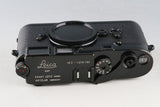 Leica Leitz M3 Repainted Black Repainted by Kanto Camera #54122T