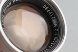 Leica Leitz Summicron 50mm F/2 Lens for Leica M #54153T