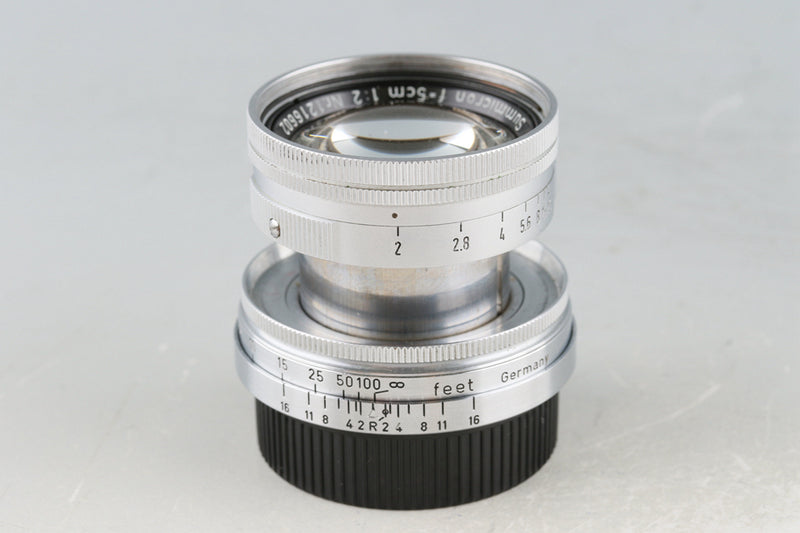 Leica Leitz Summicron 50mm F/2 Lens for Leica L39 #54160T