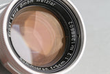 Leica Leitz Summicron 50mm F/2 Lens for Leica L39 #54160T