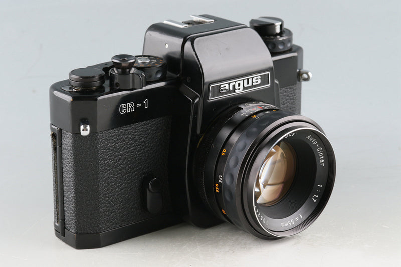 argus CR-1 35mm SLR Film Camera + Auto-Cintar 55mm F/1.7 Lens #54184D5