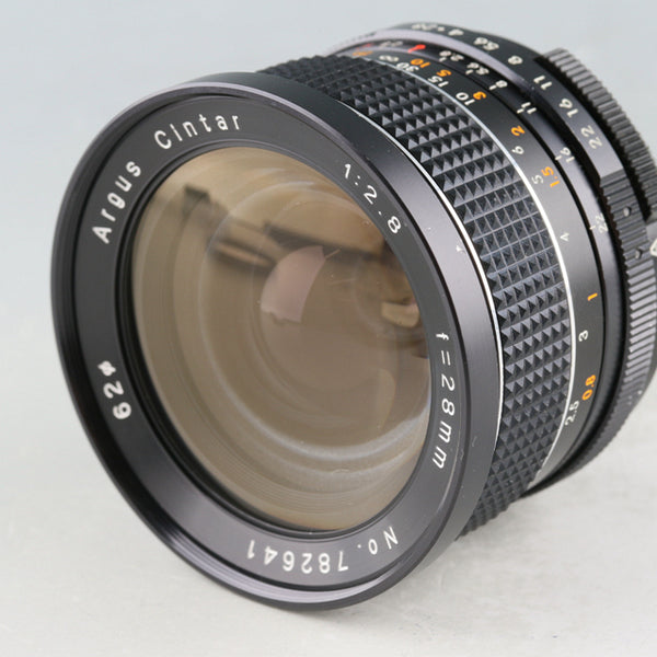 argus Cintar 28mm F/2.8 Lens for M42 Mount #54186G23