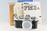 Nikon FM3A 35mm SLR Film Camera With Box #54198L4