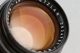 Leica Leitz Summilux 50mm F/1.4 for Leica M #54234T