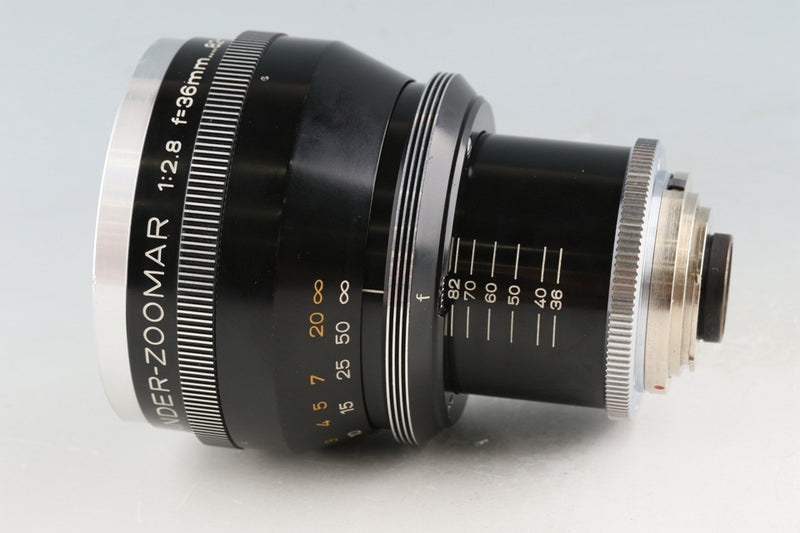 Voigtlander Zoomar 36-82mm F/2.8 Lens for Bessamatic #54253E6