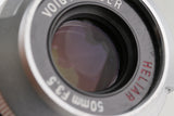 Voigtlander Heliar 50mm F/3.5 Lens for Leica L39 #54258C2