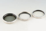 Rollei Lens Hood + Filter Set for 2.8F #54320F3