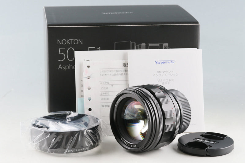 *New* Voigtlander Nokton 50mm F/1 Aspherical Lens for Leica M With Box #54506L6