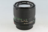 Canon FD 100mm F/2.8 Lens #54590F4