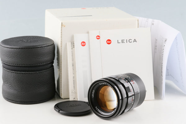 Leica Leitz Summilux-M 50mm F/1.4 Black Paint Lens CLA By Kanto Camera #54622L1