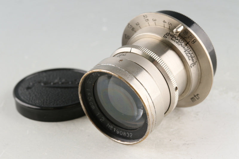 Leica Leitz Summar 50mm F/2 Nickel Lens for Leica L39 #54631T