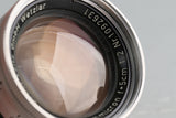 Leica Leitz Summicron 50mm F/2 Lens for Leica L39 #54643T