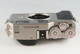 Contax G1 35mm Rangefinder Film Camera #54654D4