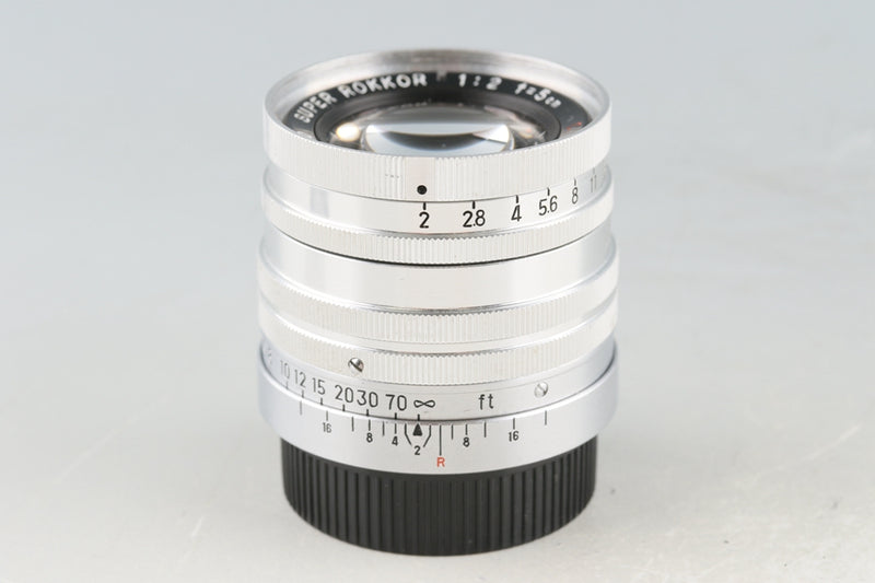 Chiyoko Super Rokkor 50mm F/2 C Lens for Leica L39 #54759C1