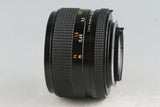 Contax Carl Zeiss Planar T* 50mm F/1.4 MMJ Lens for CY Mount #54805A2