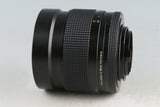 Contax RX + Carl Zeiss Planar T* 85mm F/1.4 AEG Lens #54809E3