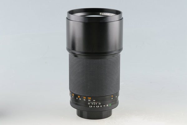 Contax Carl Zeiss Sonnar T* 180mm F/2.8 MMJ Lens for CY Mount #54814F5