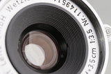 Leica Leitz Summaron 35mm F/3.5 Lens for Leica M #54826T