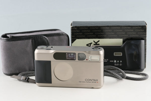 Contax T2 35mm Point & Shoot Film Camera + Data Back #54885D5