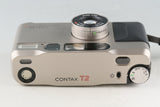 Contax T2 35mm Point & Shoot Film Camera + Data Back #54885D5