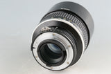 Nikon Nikkor 135mm F/2 Ais Lens #54891A4