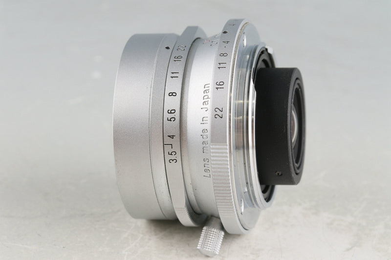 Voigtlander Color-Skopar 28mm F/3.5 Lens Silver for Leica L39 With Box #54906L7