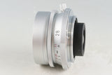 Voigtlander Color-Skopar 28mm F/3.5 Lens Silver for Leica L39 With Box #54906L7