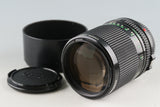 Canon FD 100mm F/2 Lens #54920F4