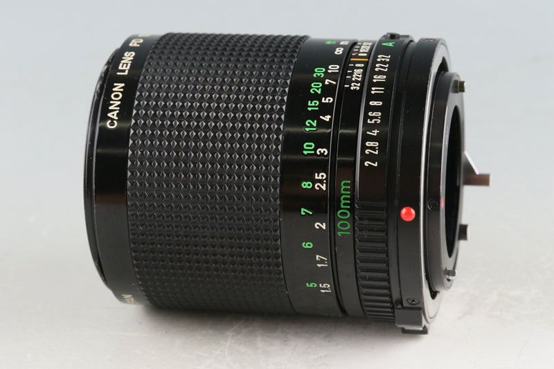 Canon FD 100mm F/2 Lens #54920F4