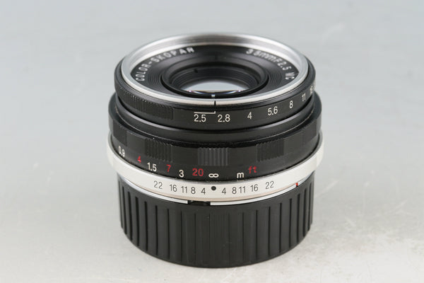 Voigtlander Color-Skopar 35mm F/2.5 MC Lens for L39 + M Adapter #54926C1