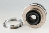 Voigtlander Color-Skopar 35mm F/2.5 MC Lens for L39 + M Adapter #54926C1