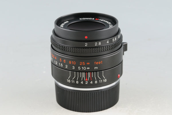 Konica M-Hexanon 35mm F/2 Lens for Leica M Mount #54937E5