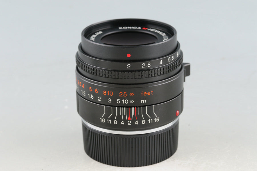 Konica M-Hexanon 35mm F/2 Lens for Leica M Mount #54937E5 – IROHAS SHOP